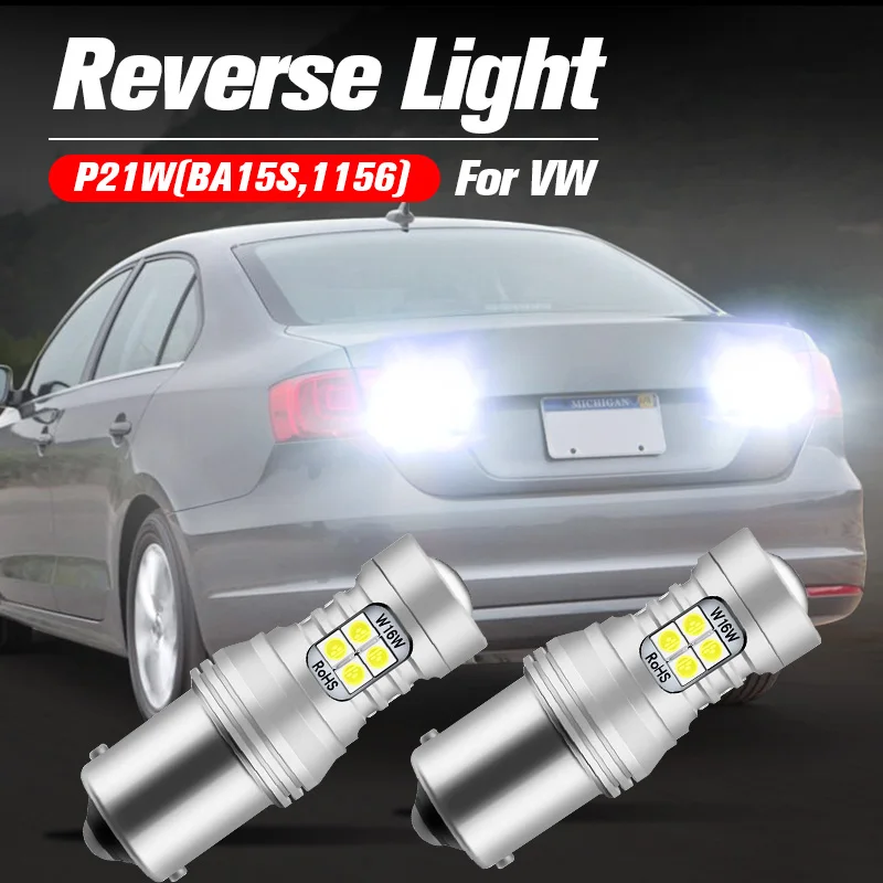 Светодиодная лампа Canbus P21W 7506 BA15S для VW Beetle Golf 3 4 5 MK3 Jetta GTI Rabbit Eos Passat B3 B4 B5 B5.5 B6 2 шт. |