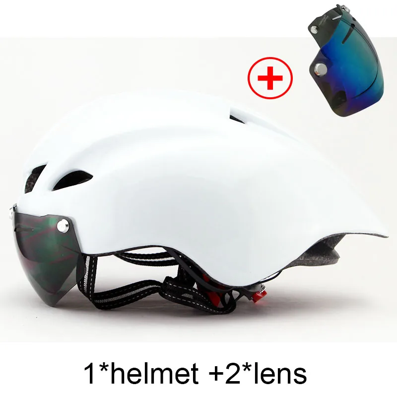 Дизайн шлемов, дизайн шлемов, велосипедные шлемы Casco de bicicleta, городские шлемы для отдыха, для женщин, мужчин, взрослых, для езды на велосипеде - Цвет: 11-2lens