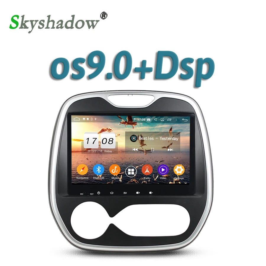 DSP IPS TDA7851 Android 10 4G RAM 8core автомобильный dvd плеер GPS карта RDS радио wifi Bluetooth 5 0 для Renault