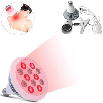 

Red and Near Infrared LED Light Therapy Bulb 660nm 850nm Anti-aging and Pain