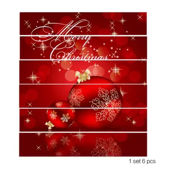 

Christmas ornaments ball Stair Stickers Waterproof Wall Stickers Home Decoration Stickers Home Decoration Stair Stickers