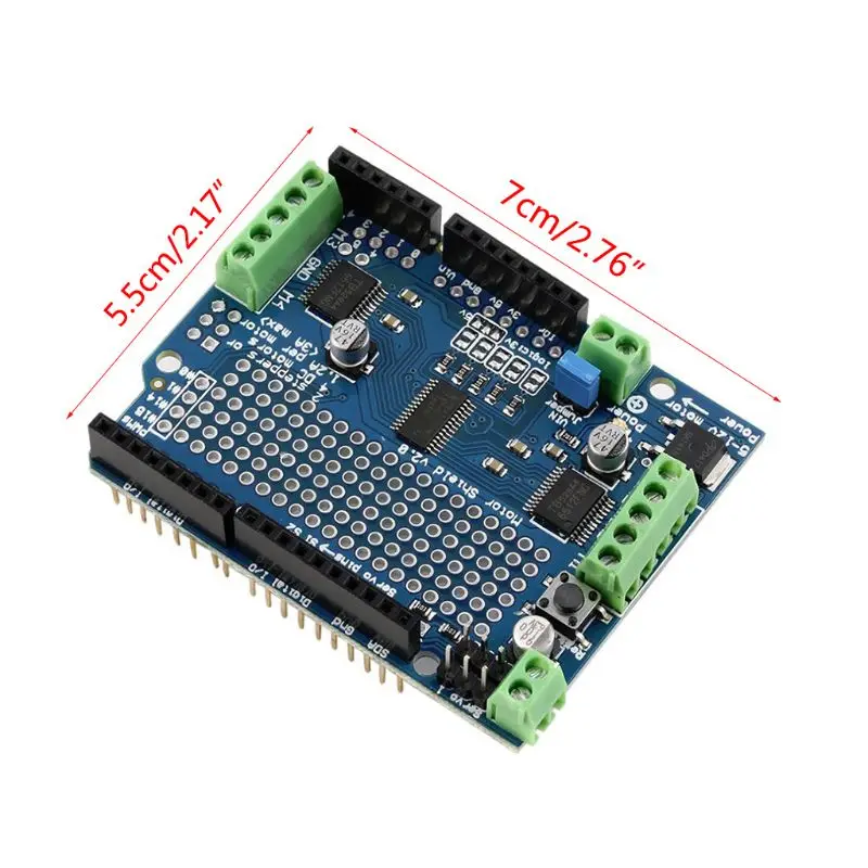Замененный шаговый двигатель Servo Robot Shield V2 с драйвер pwm Shield Module Board