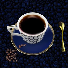 Элегантный Европейский Креативный набор кофейных чашек из костяного фарфора, чашки для чая, красивая, безопасная ручка для чайных чашек, лучшие чашки, инструменты для напитков LZI050