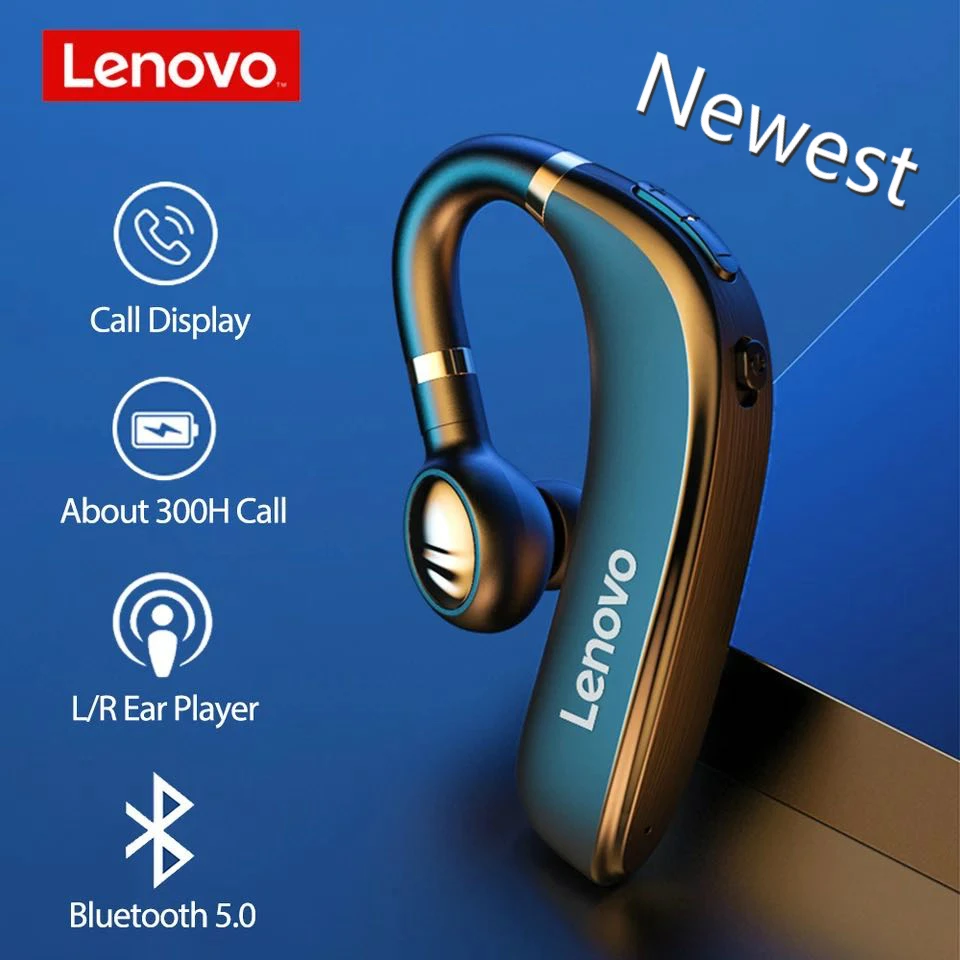 

Newest Original LENOVO HX106 Earphone HD Call Wireless Headset Bluetooth 5.0 Mic Noise Reduction Sports Waterproof HIFI Stereo