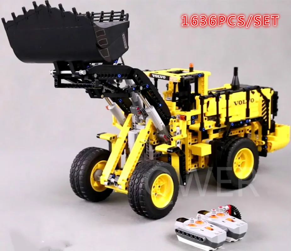 

20006 1676PCS Remote Controlled L350F Wheel Load Model Building Kits Blocks Bricks Educational Kids Toys Compatible 42030