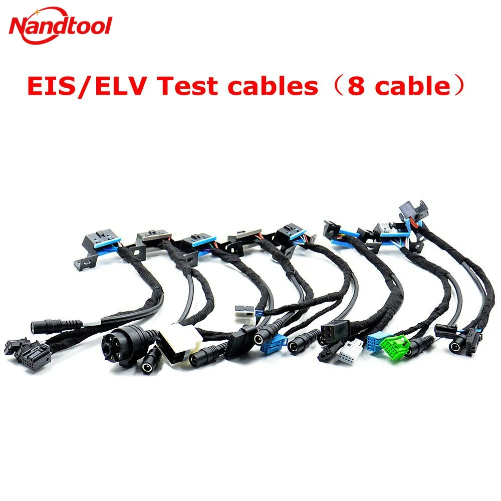 

FVDIFUL 8 Cables EIS ELV Test for Mercedes-Benz Works Together with VVDI MB BGA CGDI Prog MB