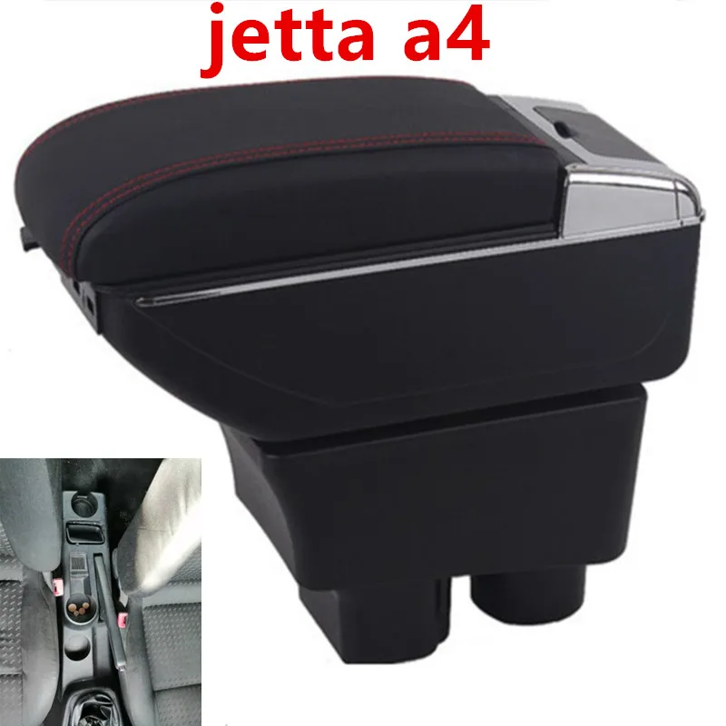 ДЛЯ jetta a4 подлокотник коробка зарядка через usb повысить двойной слой центральный содержание держатель пепельница аксессуары