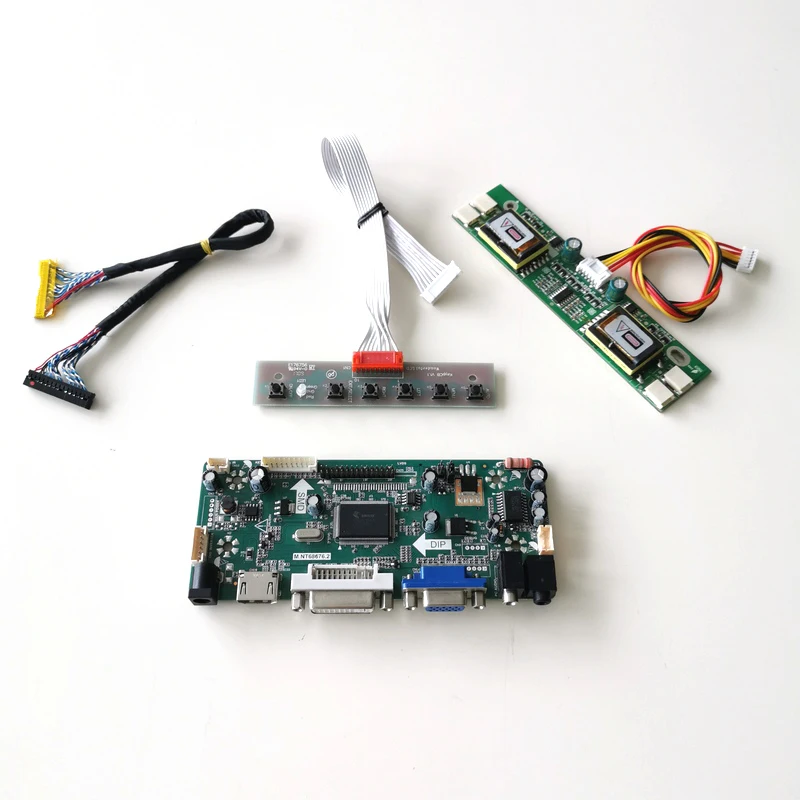 Для M190E5-L01/L0A HDMI+ VGA+ DVI LVDS 30Pin CCFL ЖК-монитор панель 1280*1024 1" M. NT68676 экран контроллер привода DIY kit