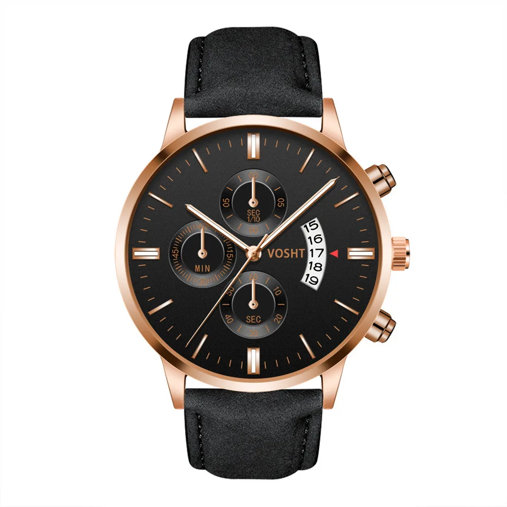 relogio masculino watches men Fashion Sport Stainless Steel Case Leather Band watch Quartz Business Wristwatch reloj hombrewatch relogio masculino watches men Fashion Sport Stainless Steel Case Leather Band watch Quartz Business Wristwatch reloj hombrewatch