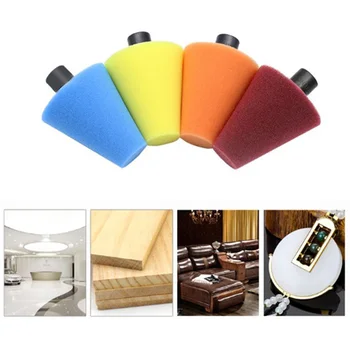 

Burnishing Foam Sponge Polishing Cone Ball Buffing Pad Car Wheel Hub Cleaner