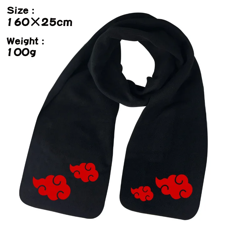 

Anime NARTUO printing students solid color wild simple plush youth men and women scarves