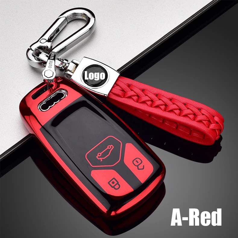 ZOBIG ТПУ смарт-ключ чехол КРЫШКА ДЛЯ Audi A3 A4 A5 A6 Q3 Q5 Q7 C5 C6 B6 B7 B8 TT 80 S6 A6 C6