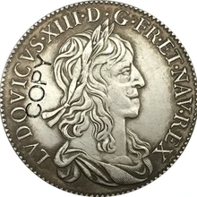 Во Францию людовикаxiii 1642 копия монет