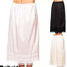 Модная женская юбка, эластичная, высокая талия, бюст, юбки, гладкие, Свинг, Нижняя юбка, Антистатическая, половина скольжения, СНиП, три цвета, юбка, L-3XL