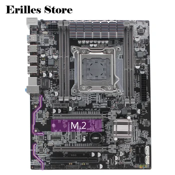 

LGA 2011 X79 Motherboard ATX SATA3 USB3.0 Dual PCI-E16X M.2 NVME SSD support Four channels DDR3 Xeon E5 2.4F 1620V2 2670 2680v2