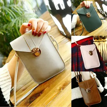 

Fashion New Retro Women Small Handbags Solid Color Crossbody Mini Bags Female Purse Handbag Coin Cell Phone Pouch Shoulder Bags