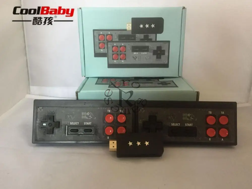 USB Беспроводная портативная ТВ Видео игровая консоль Встроенная 600 классических