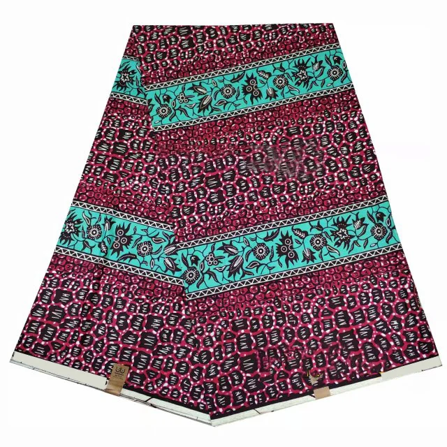 Африканский материал 6 ярдов африканская одежда восковая ткань Африканская набивная хлопок настоящая мягкая восковая ткань 004