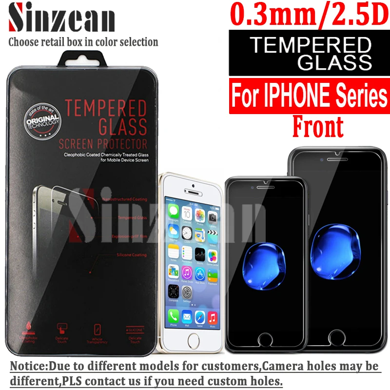 Sinzean 400 шт 2.5d mix для IPHONE XS MAX/XR/6S/6 Plus/7 Plus/8 Plus прозрачное закаленное стекло 11 pro max