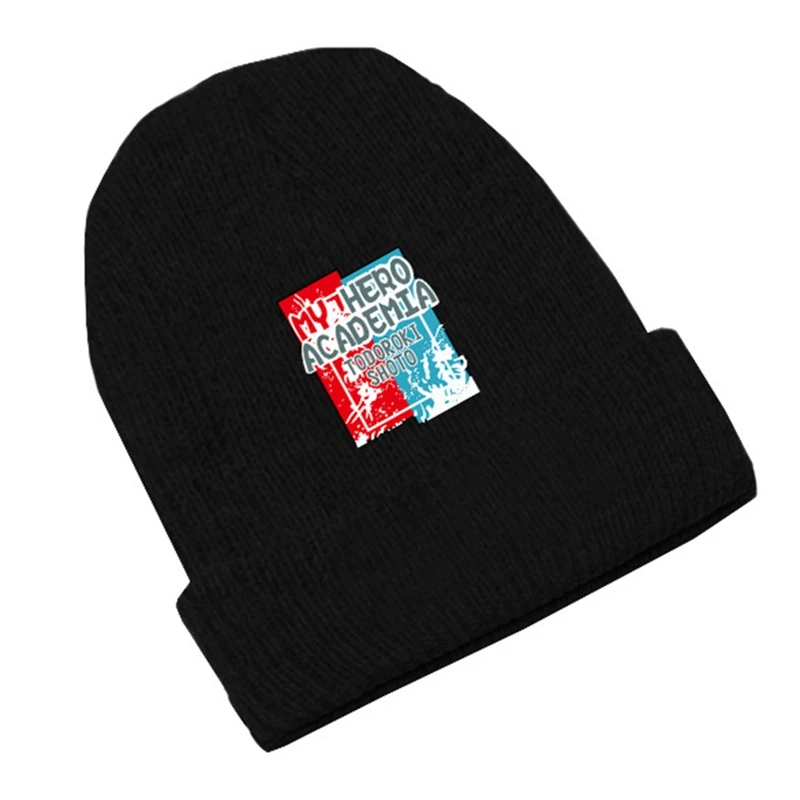 Японский аниме My Hero Academy Осенняя шапка, зимняя теплая вязаная шапка Skullies Beanie, шапка для косплея, шапка s - Цвет: 4