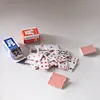 1Set Miniature Items Mini Poker Playing Cards Toys Pretend Play Poker for Barbie House 1/12 Dollhouse Decor Accessories Children 6