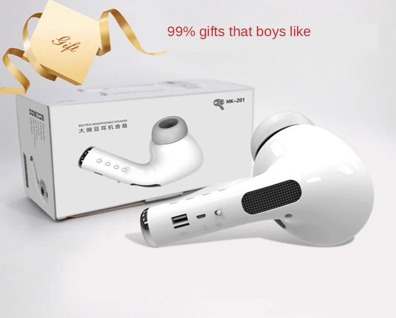 New Oversized Giant Bluetooth Headset Speaker AirPodss Bluetooth Audio Model Creative Gift Hunting Gift Hot Net Red Speaker (7)