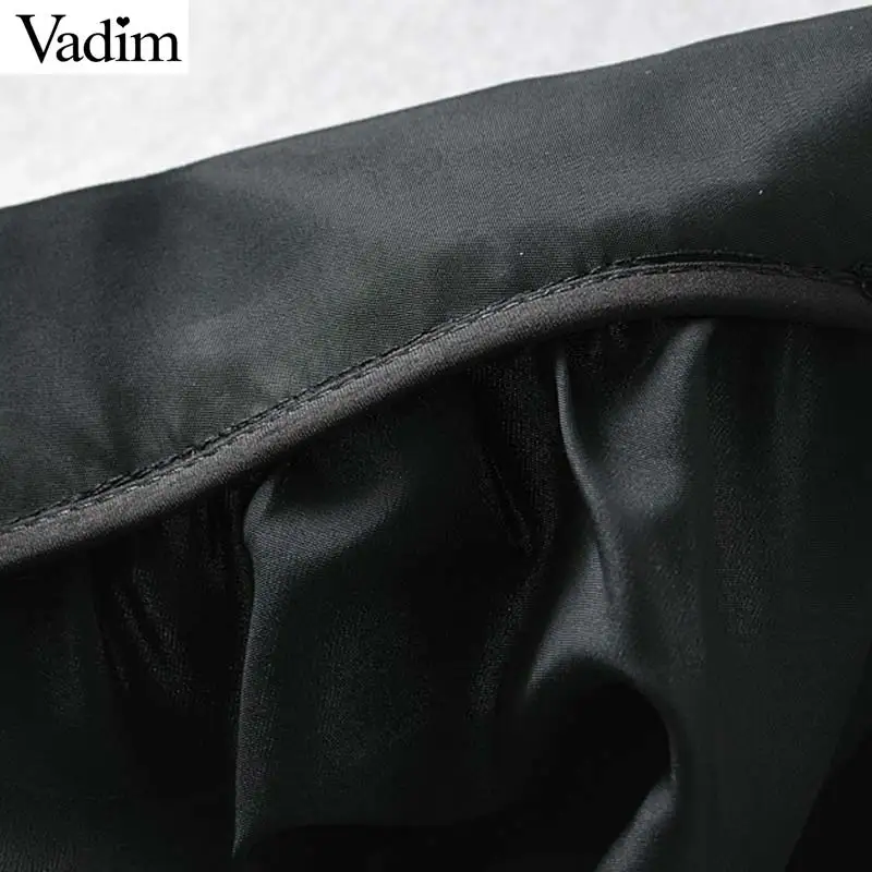 Женское элегантное платье vadim taffeta midi юбка с боковой молнией трапециевидная однотонная женская Повседневная Базовая модная юбка до середины икры BA863