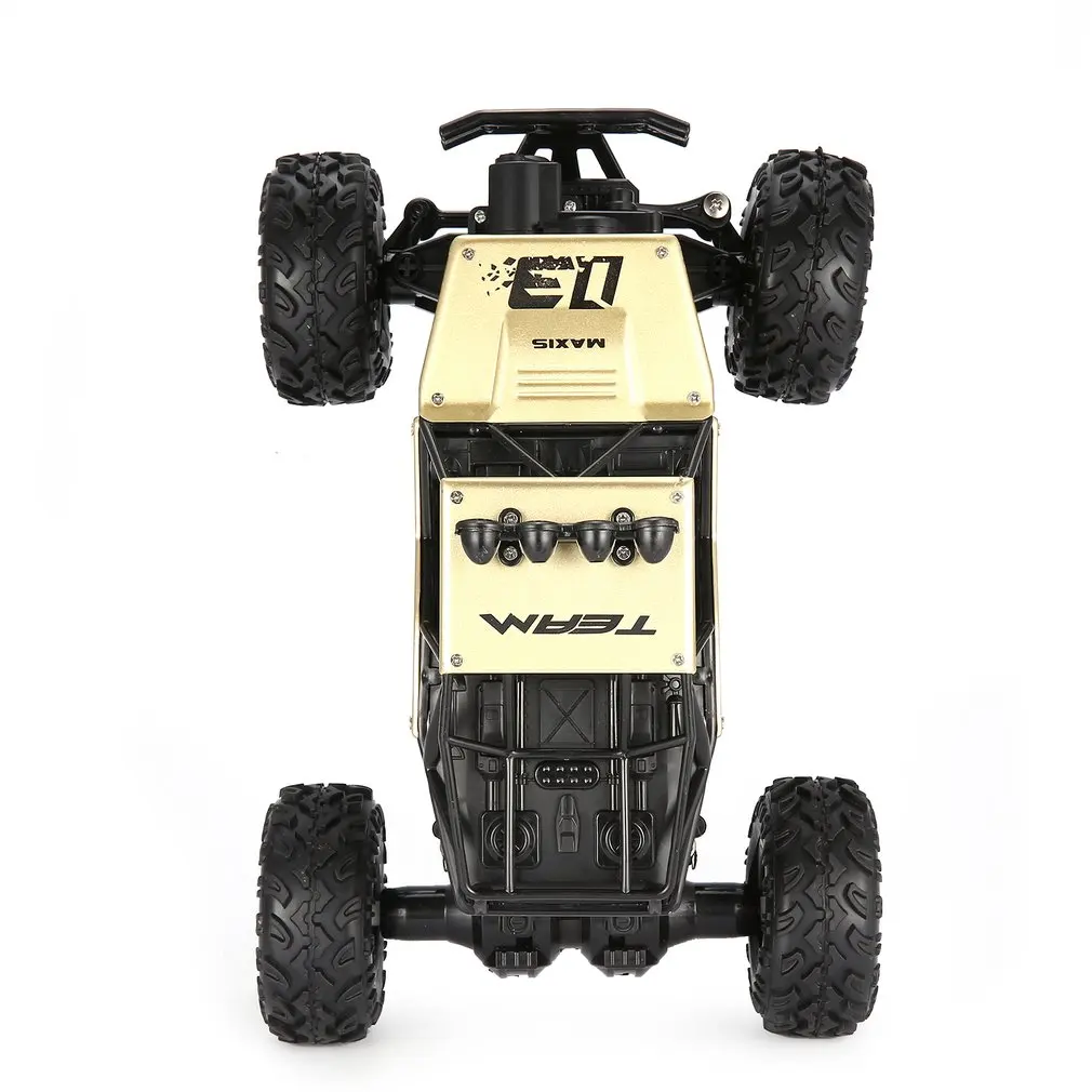 1/16 2,4 GHz сплав корпус Rock Crawler 4WD двойные двигатели внедорожный Радиоуправляемый автомобиль пульт дистанционного управления багги Bigfoot скалолазание автомобиль игрушки