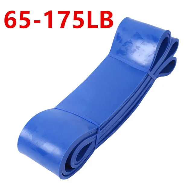 Resistance Bands Exercise Elastic Natural latex Workout Ruber Loop Strength rubber band for Fitness Equipment Training Expander blue
