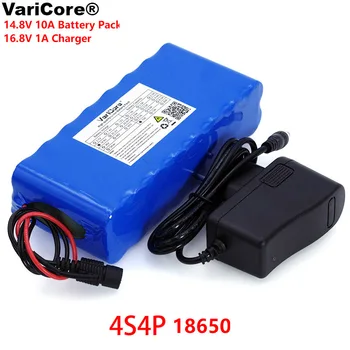 

VariCore 14.8V 10Ah 18650 li-iom battery pack night fishing lamp heater miner's lamp amplifier battery with BMS+16.8V Charger