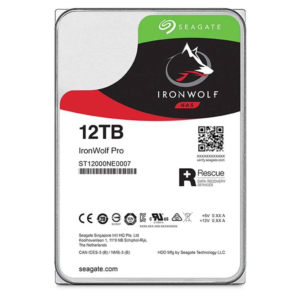Seagate IronWolf Pro 2TB 4TB 6TB 8TB 10TB 12TB 14TB 16TB NAS Internal Hard Drive–RAID Network Attached Storage Recovery Service