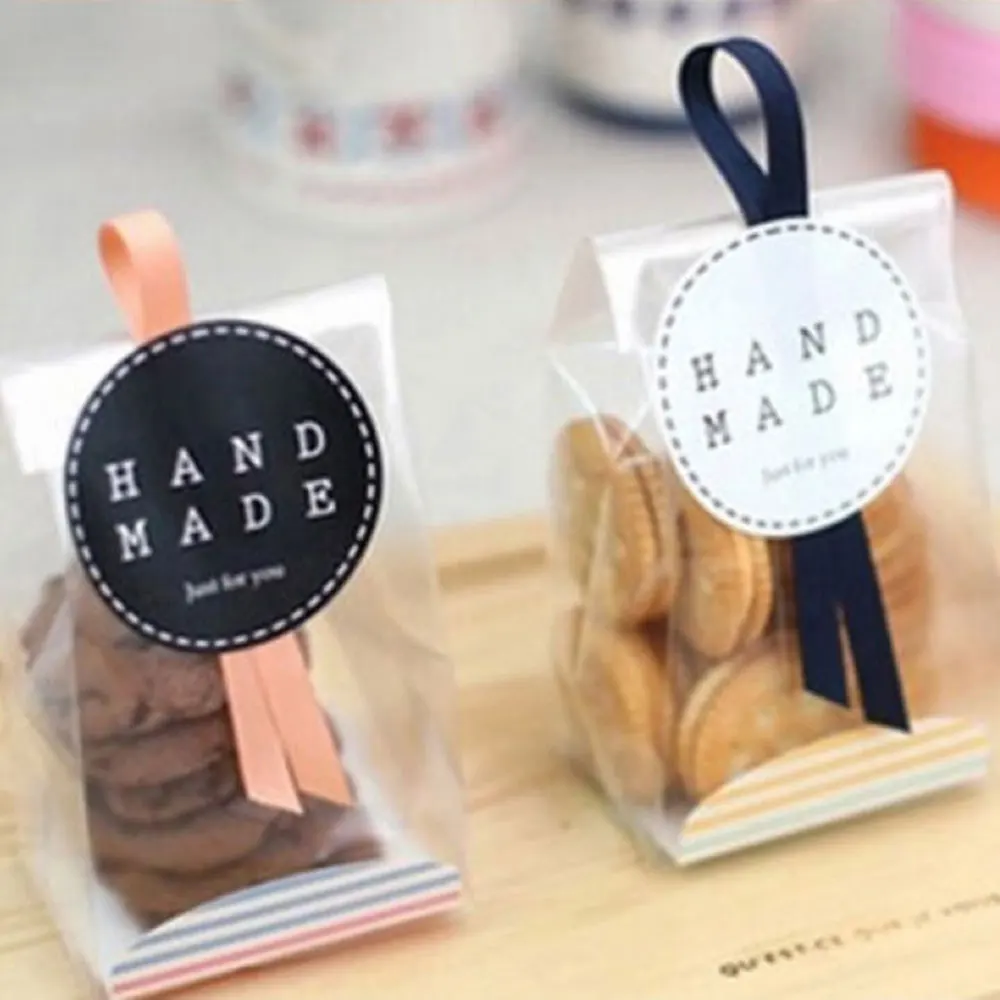 

Portable Dessert Package Storage West Point Bag Pastry Food Grade Practical Food Container Festival Wedding Decor 100PCS/Bag