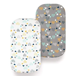 Couverture de panier à langer pour bébé, couvre lit respirant, doux et amovible, matelas à langer Portable, protection de berceau 
