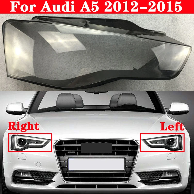 For Audi A5 20122015 Car Front Headlight Cover Auto Headlamp Lampshade