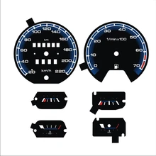 Двигатель SD Новый EL светящийся манометр для Golf MK2 gti 20-220 км 7000 об/мин черная панель задний синий белый светильник Двигатель SD Новый EL светящийся манометр для Golf MK2 gti 20-220 км 7000 об/мин черная панель задний синий белый светильник