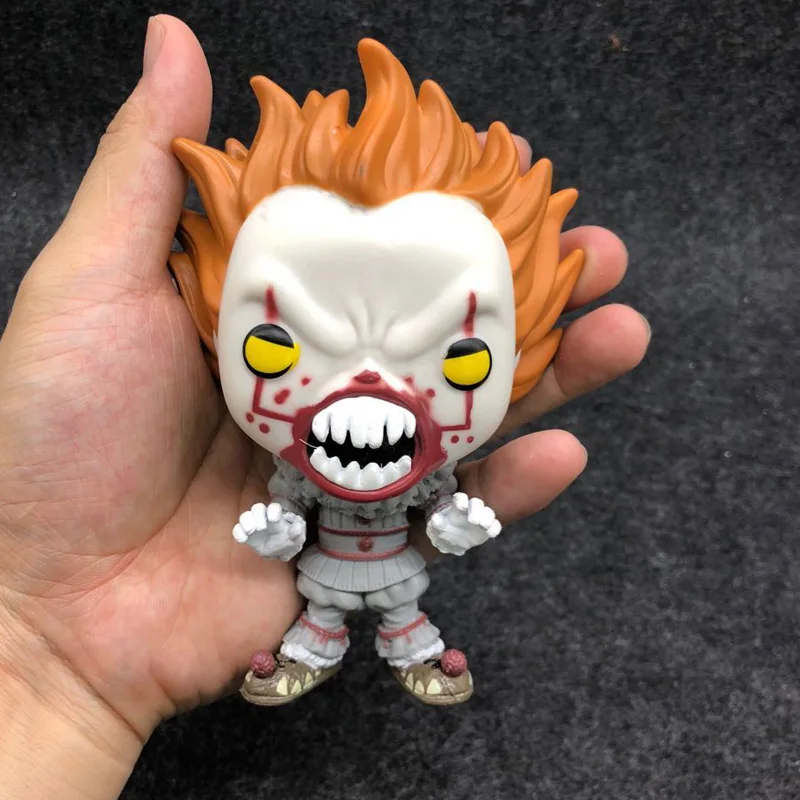 Funko pop фильмы Стивен Кинг ИТ Джокер, клоун персонаж PENNYWISE Виниловая фигурка кукол игрушки для детского подарка - Цвет: 473