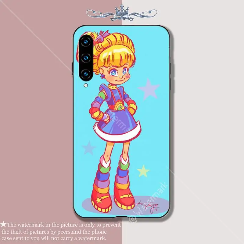 Yinuoda Rainbow Brite Мягкий ТПУ черный чехол coque для huawei honor 7A 8s 8x 9X 9 10 20s 20 lite V 30 PRO PLAY