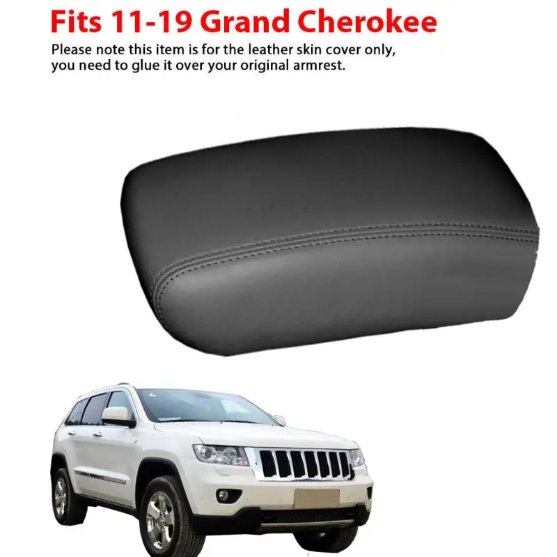 2020 Новая консоль подлокотник микрофибра кожаный чехол для J ~ eep Grand Cherokee 11