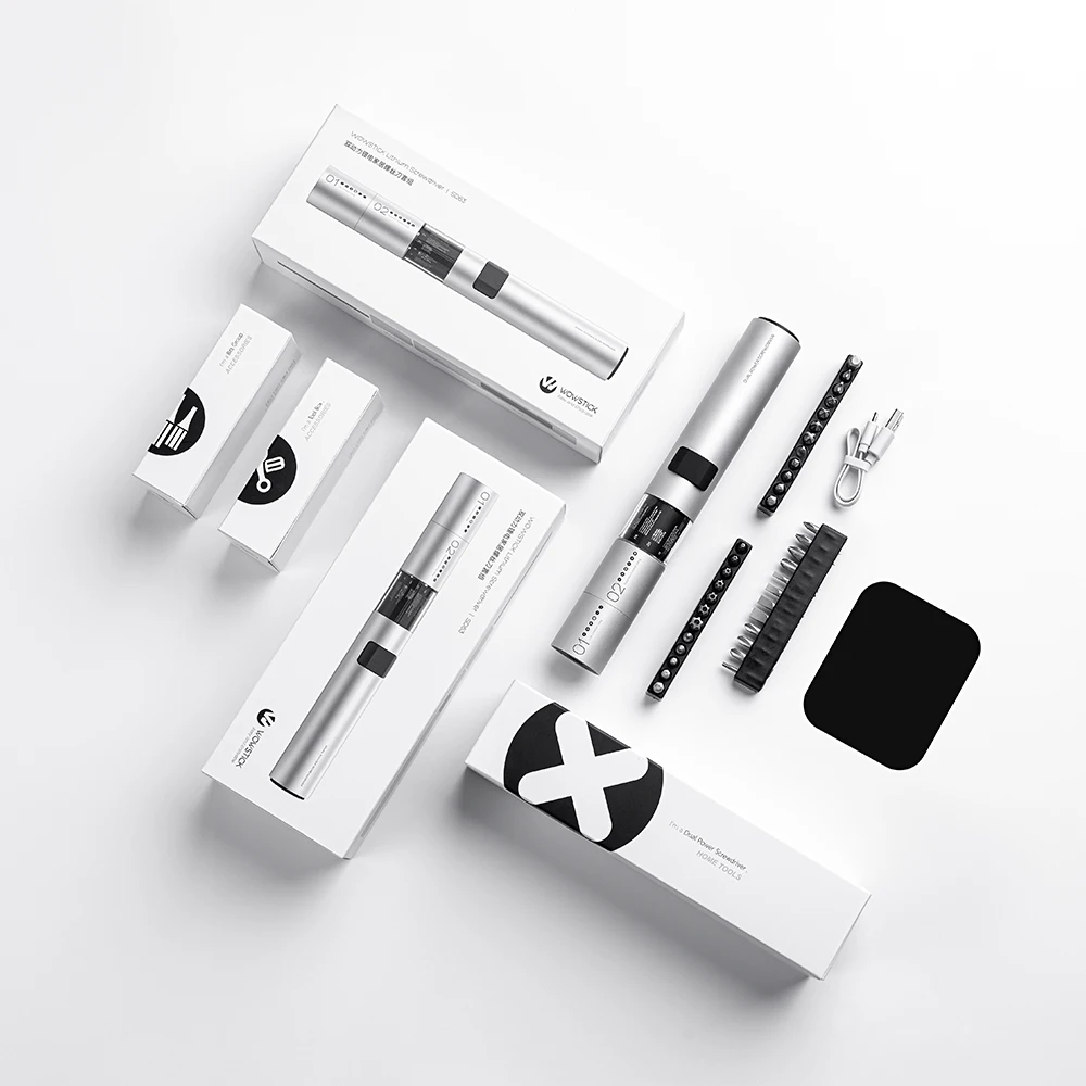 WOWSTICK SD Премиум Новинка отвертка 36 бит светодиодная литиевая батарея