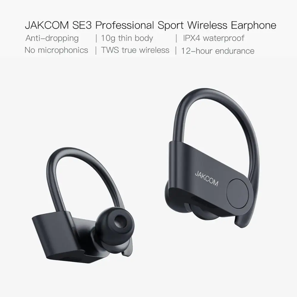 JAKCOM SE3 Sport Wireless Earphone better than i10 tws plus earphone accessories tune 220tws case cinnamoroll headphone