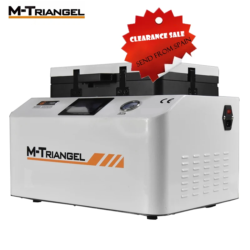 From Spain 2 Sets Left  M-Triangel MT12 LCD Screen Machine Vacuum OCA Laminating LCD Bubble Remove Machine  LCD Repair Machine