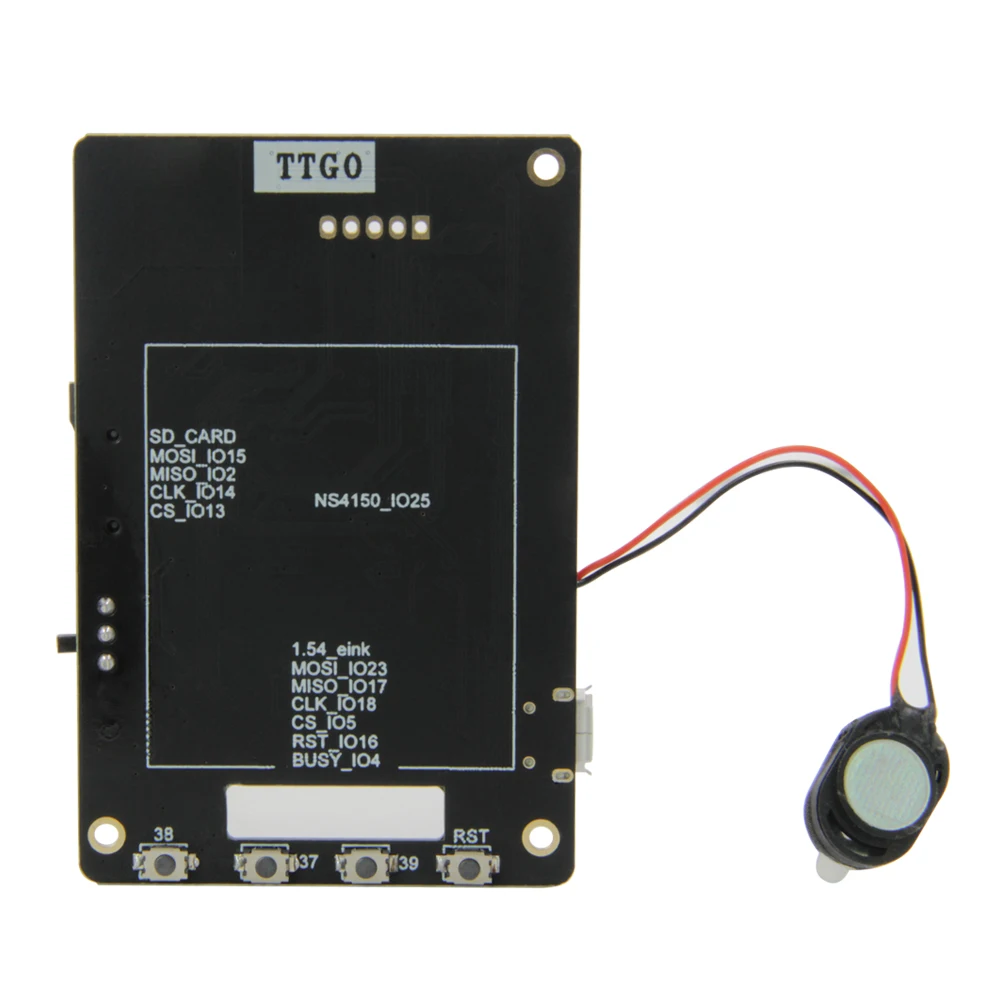 TTGO T5S V2.4 Wi-Fi Bluetooth беспроводной модуль база ESP-32 Esp32 желтый дисплей электронная бумага Sperker электрическая макетная плата