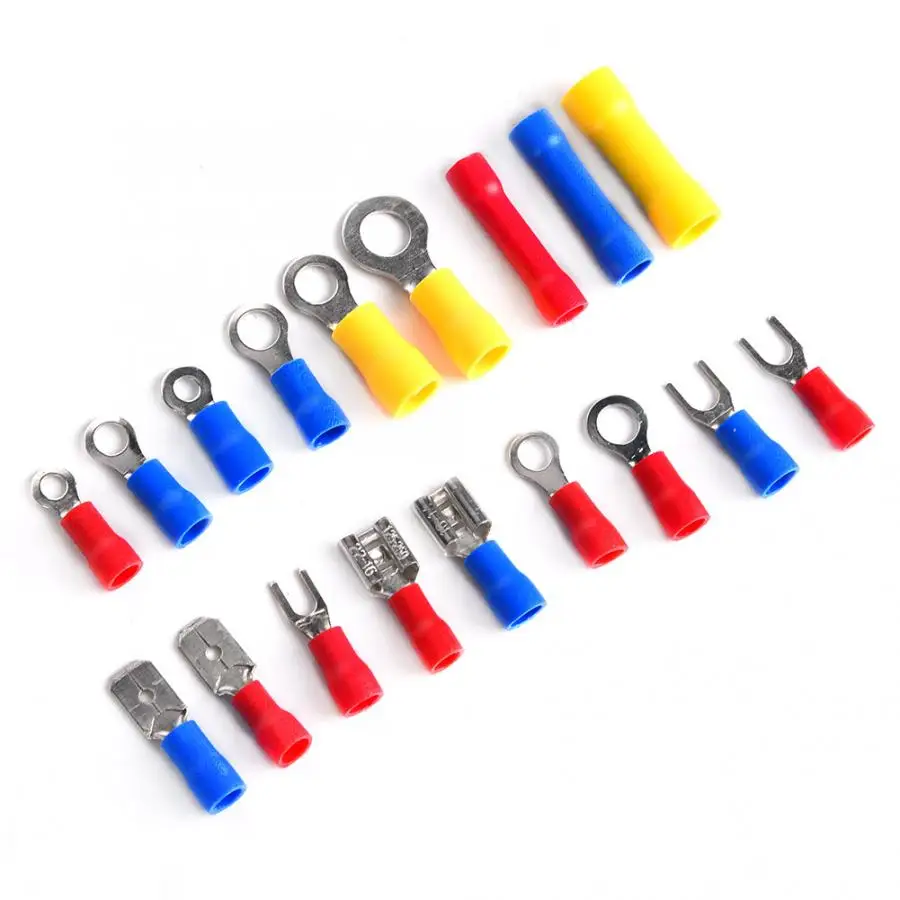 1200 шт изолированные обжимные клеммы набор электрических проводов соединитель Ассорти Комплект
