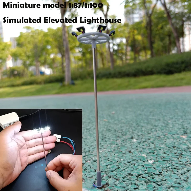 Миниатюрная модель 1:87/1:100 искусственное возвышение конструкция маяка песочный