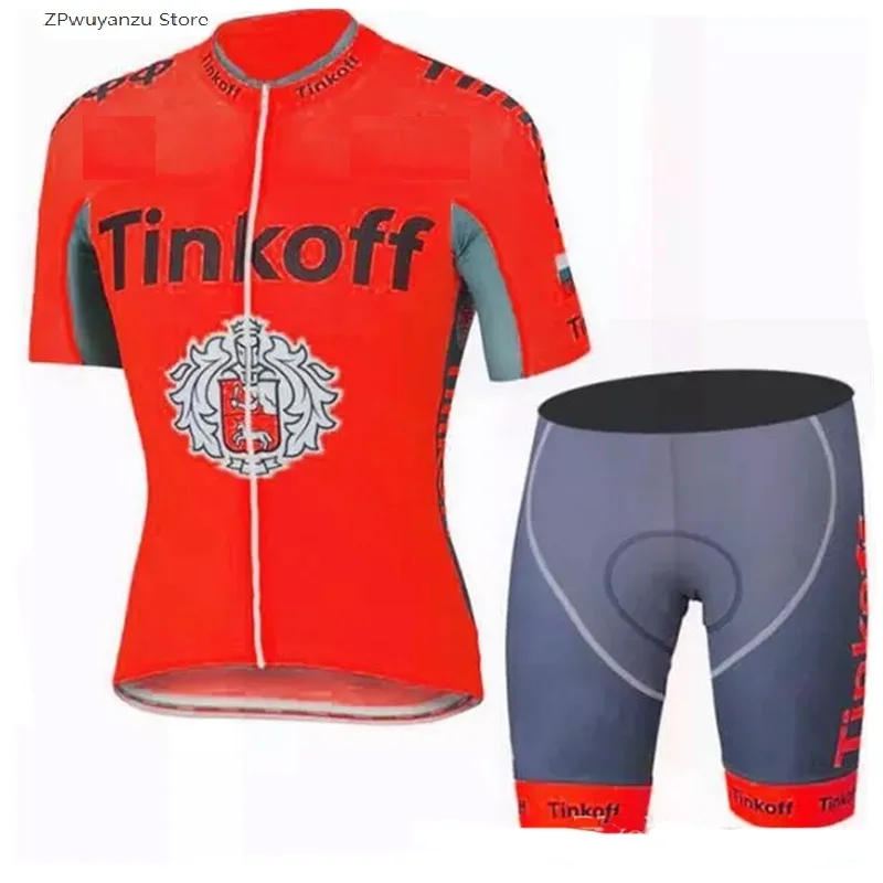 Новинка 2019 Saxo Bank Tinkoff командная одежда для велоспорта Джерси наборы MTB велосипеда