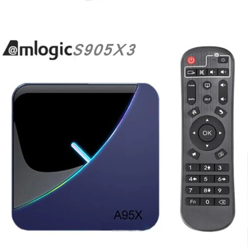 Amlogic S905X3 Smart tv Box Android 9,0 16 ГБ 32 ГБ 64 Гб WiFi Bluetooth Google Play Smart Android медиасервер телеприставка