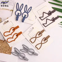 Детские аксессуары для волос INS Network Red Horse Caron заколки для волос на клипсах тусклый Лак BB заколка для волос для девочек