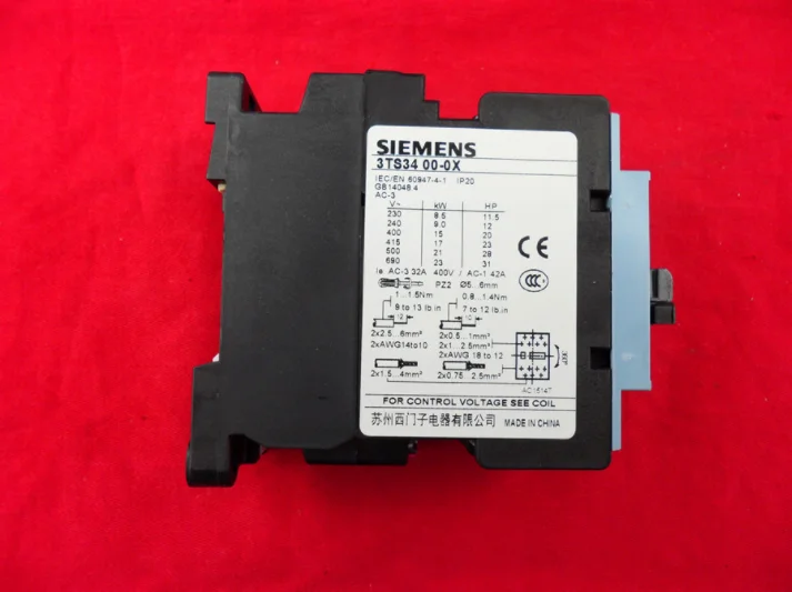 1 шт. Новый контактор Siemens 3TS3400-0XM0 3TS34000XM0 ac220в в коробке Бесплатная доставка |
