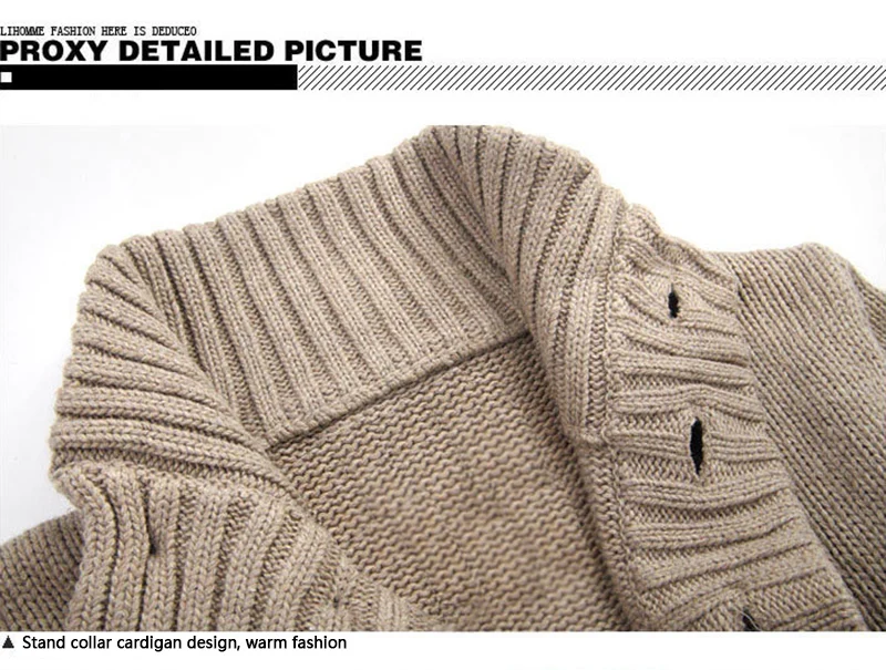 Корейский стиль Толстый модный брендовый свитер мужской кардиган облегающие вязаные Джемперы теплая Осенняя повседневная одежда для мужчин