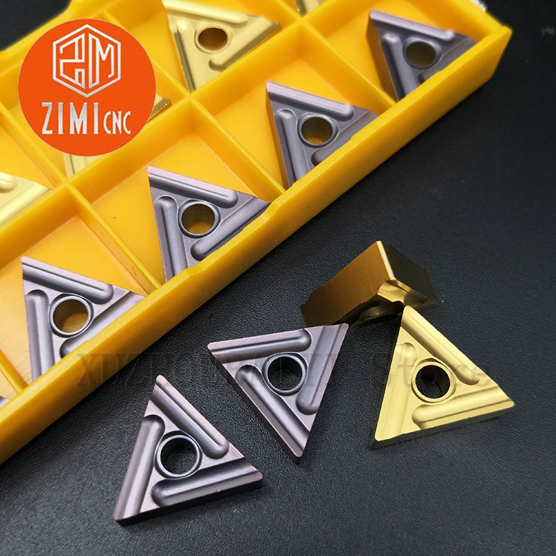 

TNMG160404R ES Triangle rough slotted turning blade machining steel parts, stainless steel boring cutter outer circle inner hole